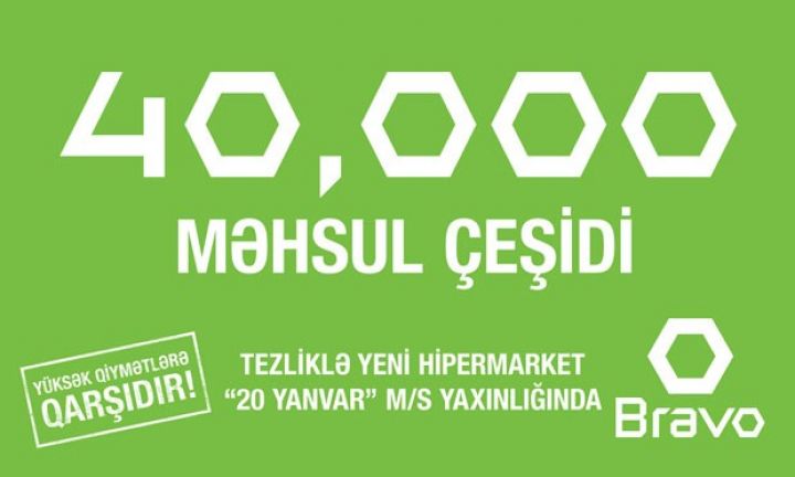 İkinci BRAVO hipermarket açılır - TARİX