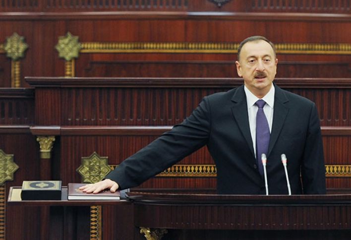 İlham Əliyevin andiçmə mərasimi keçirilir