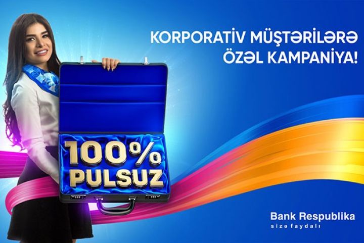 Bank əməliyyatları 100 faiz pulsuz etdi!