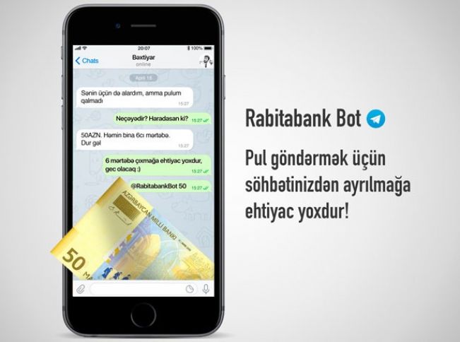 Ölkədə daha bir ilk RabitabankBot-dan