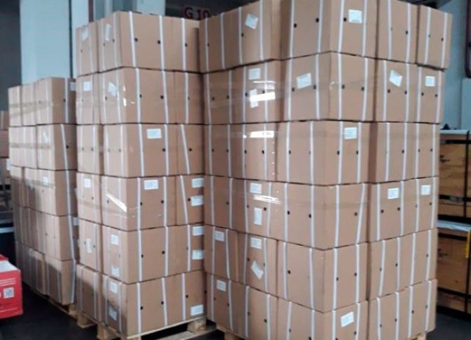 Çindən Azərbaycana 20 min qutu gətirildi