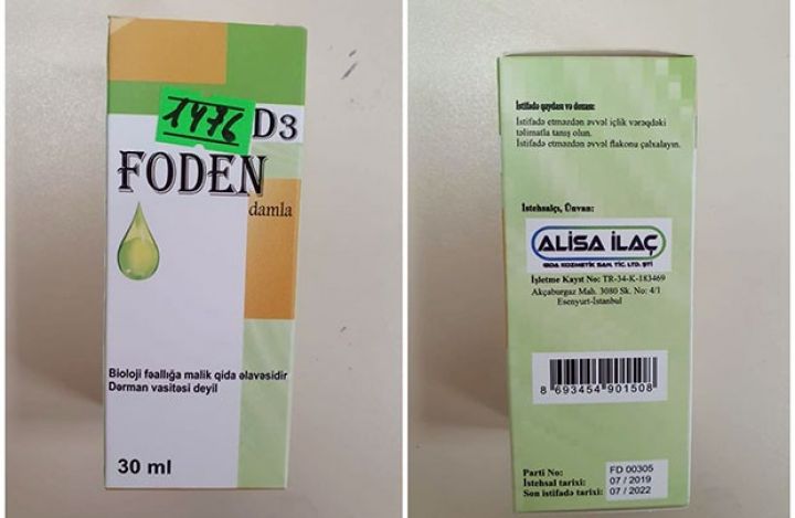 “Foden” qida əlavəsinin saxtalaşdırıldığı aşkarlanıb - ŞİRKƏTƏ CƏZA VERİLDİ