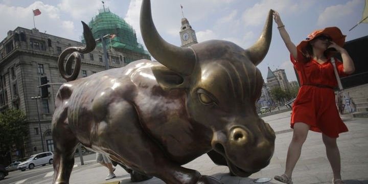 Çin indeksi "buğa" bazarına girib