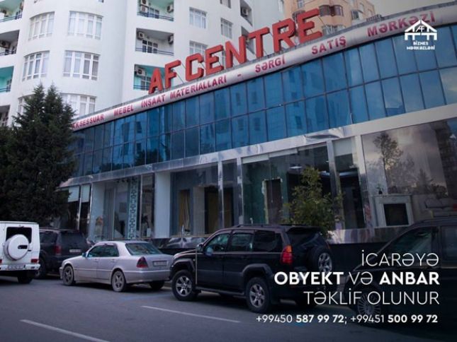 İcarə obyekt və anbar sahələri daha sərfəli qiymətlərə!