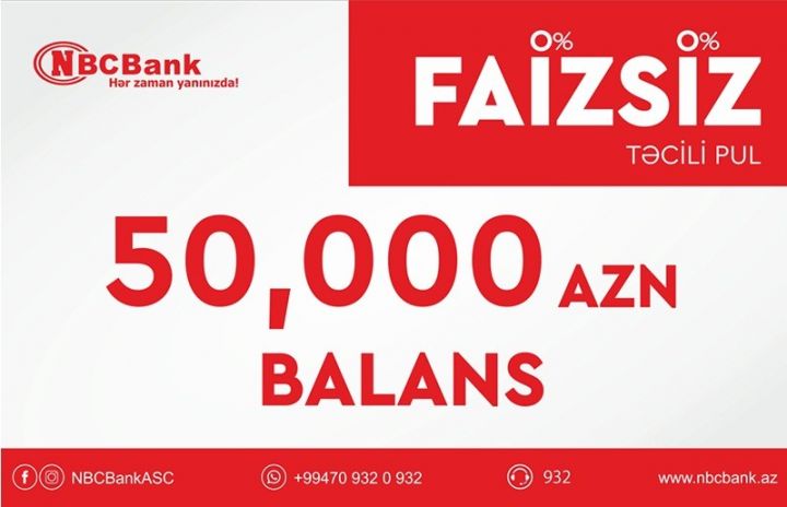 Hesabınız boş qalmasın!