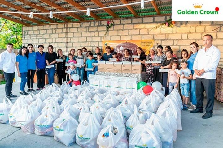 Golden Crown-dan "Ramazan payı" kampaniyası - ilk 200 ailəyə ərzaq yardımı çatdırıldı