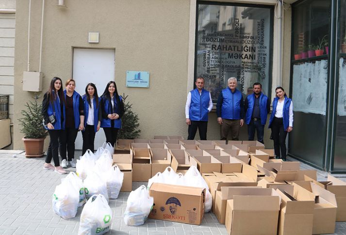 “Rahatlığın Məkanı” tikinti şirkəti aztəminatlı ailələrə yardım etdi