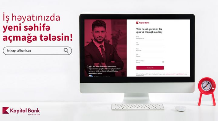 Kapital Bank-da işləmək istəyənlər üçün yeni portal yaradıldı