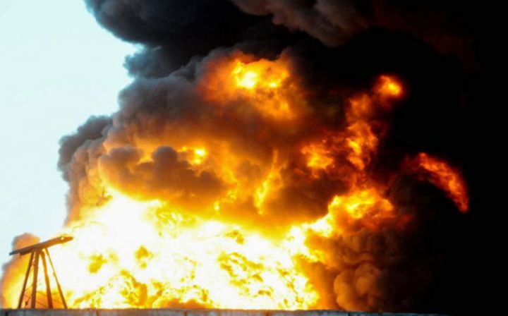 Bakıda anbar yanıb - YENİLƏNİB