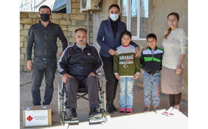 Veysəloğlu Şirkətlər Qrupu şəhid ailələri və qazilərə dəstəyini davam etdirir