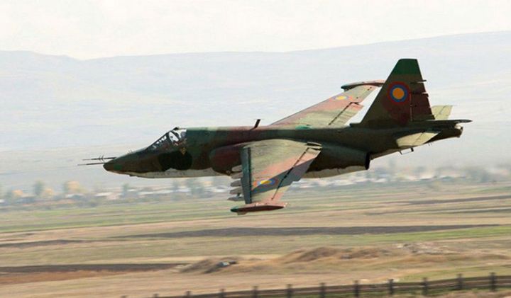 Düşmənin döyüş təyyarəsi məhv edildi