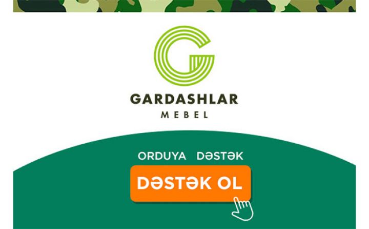 Qardaşlar Mebel Silahlı Qüvvələrə Yardım Fonduna dəstək oldu