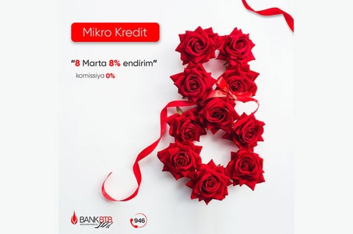 Bank BTB-dən sahibkar xanımlar üçün özəl kampaniya