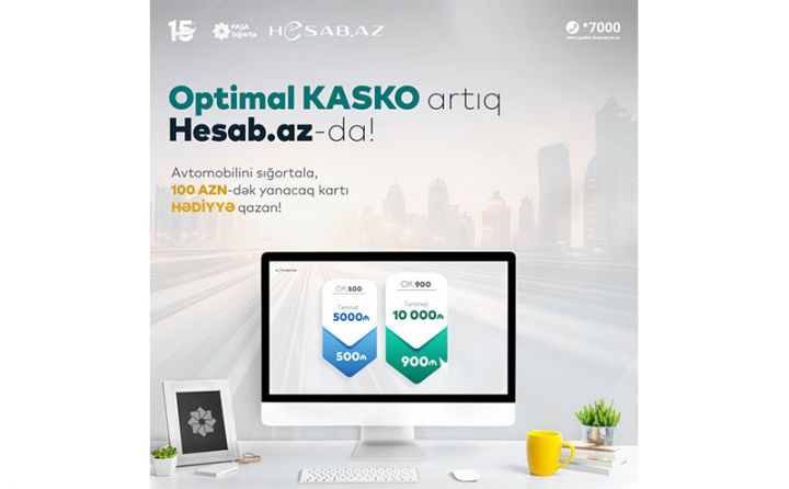 Avtomobil sahibləri üçün Hesab.az-dan “Optimal KASKO” kampaniyası!