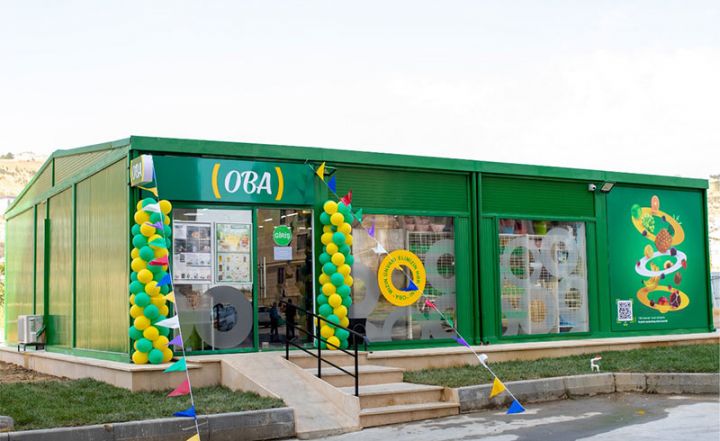 “OBA” marketlər şəbəkəsi jurnalistlər şəhərciyində yeni marketini açdı