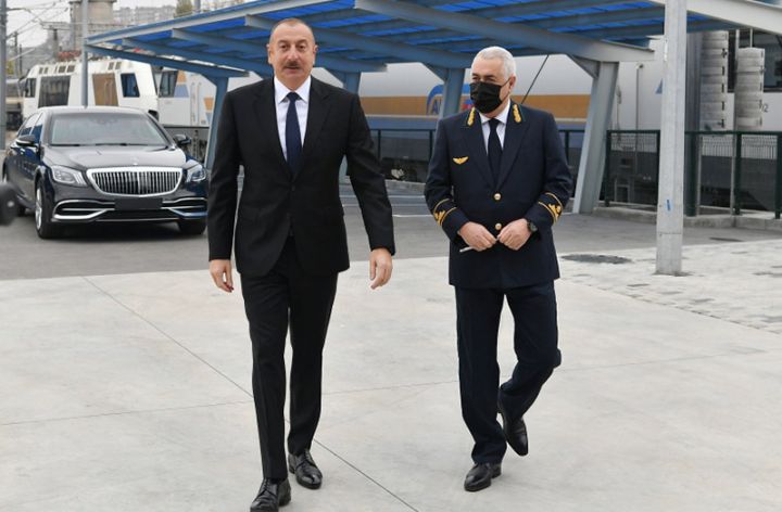 Prezident yeni deponun açılışında iştirak etdi