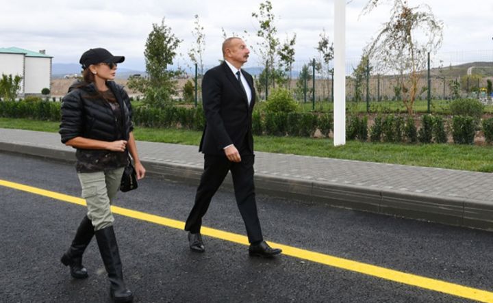 İlham Əliyev və Mehriban Əliyeva Zəngilanda səfərdə olublar