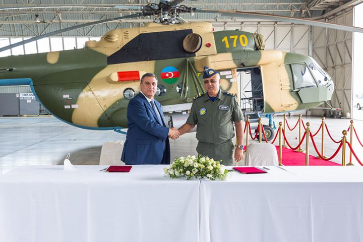 Azərbaycanda daha bir helikopterin əsaslı təmiri başa çatıb