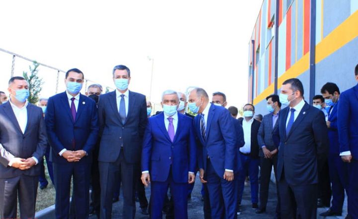 Gürcüstanda SOCAR-ın inşa etdirdiyi idman kompleksi istifadəyə verilib