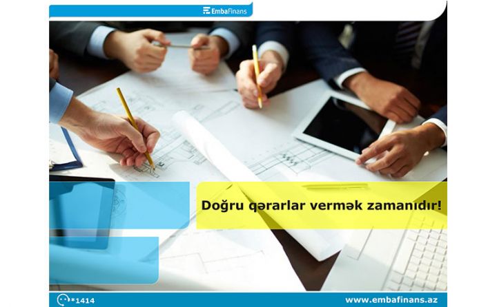 Doğru qərar vermək zamanıdır!