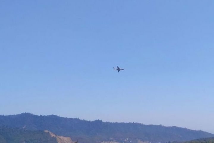 Hirkan Milli Parkında yanğının söndürülməsinə təyyarə cəlb olundu