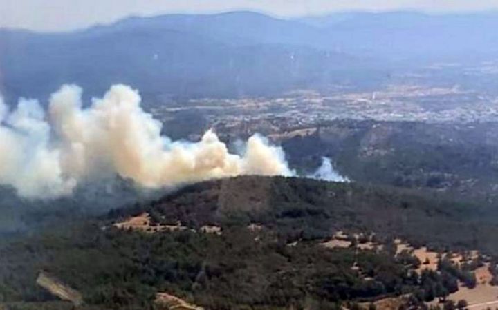 Şabranda dağlıq-meşəlik ərazidə yanğın başlayıb