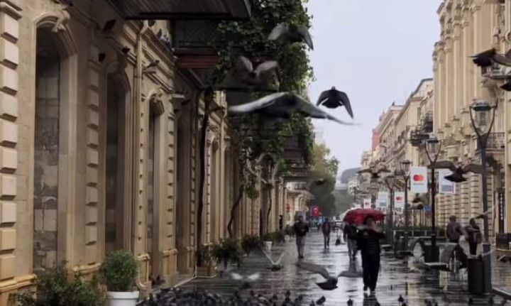 Sabah Bakıya yağış, dağlıq rayonlara qar yağacağı gözlənilir