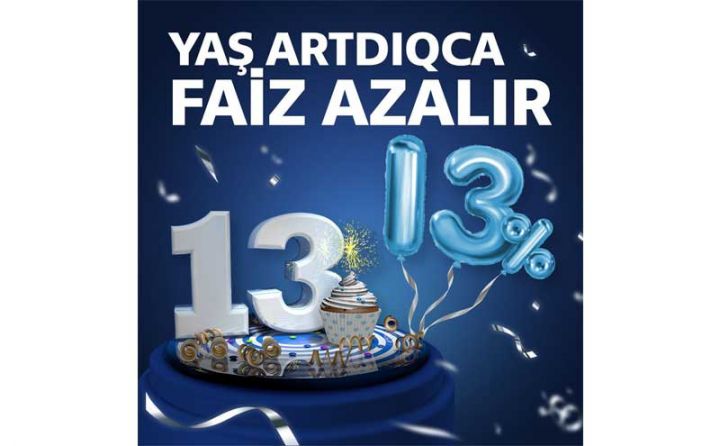 VTB (Azərbaycan) nağd pul kreditləri üzrə faiz dərəcələrini 13%-ə endirib