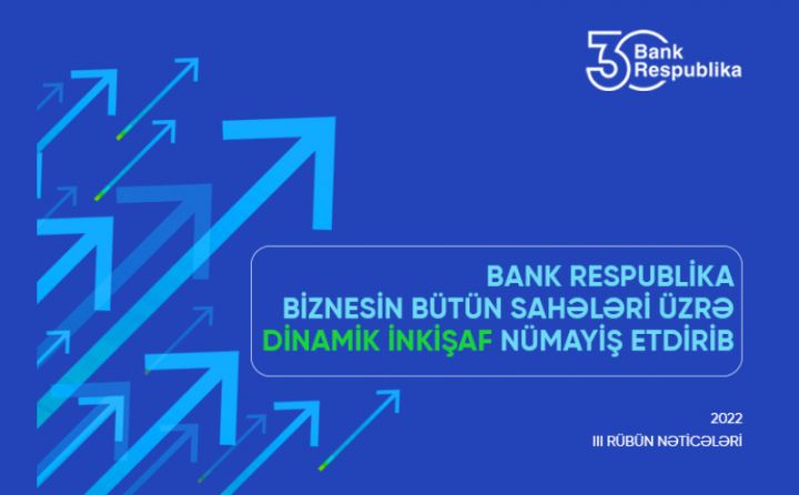 Ən böyük banklardan biri olan Bank Respublika maliyyə göstəricilərini açıqladı