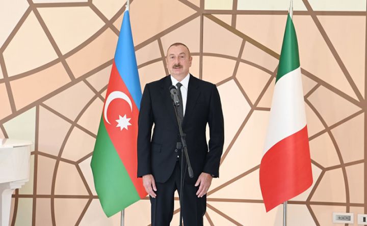 "İtaliya Azərbaycanın birinci ticarət tərəfdaşıdır.Bu ilin yeddi ayında isə 11 milyard dollara çatıb"