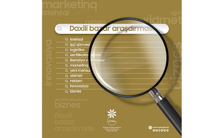 Sahibkarlar üçün 44 daxili bazar araşdırması aparılıb - SİYAHI