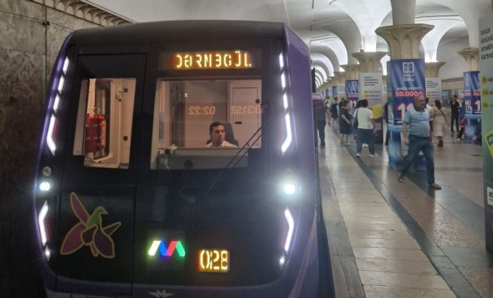 Futbol oyunu ilə əlaqədar metronun iş qrafiki 1 saat uzadılacaq