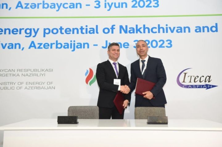 Nobel Energy və Energetika Nazirliyi 400 MVt gücündə Günəş Elektrik Stansiyasının tikintisinə dair Memorandum imzalayıb