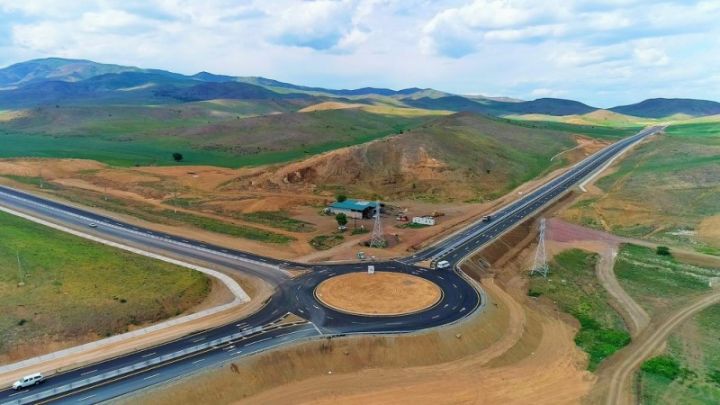 Füzuli-Hadrut avtomobil yolunun açılışı olub