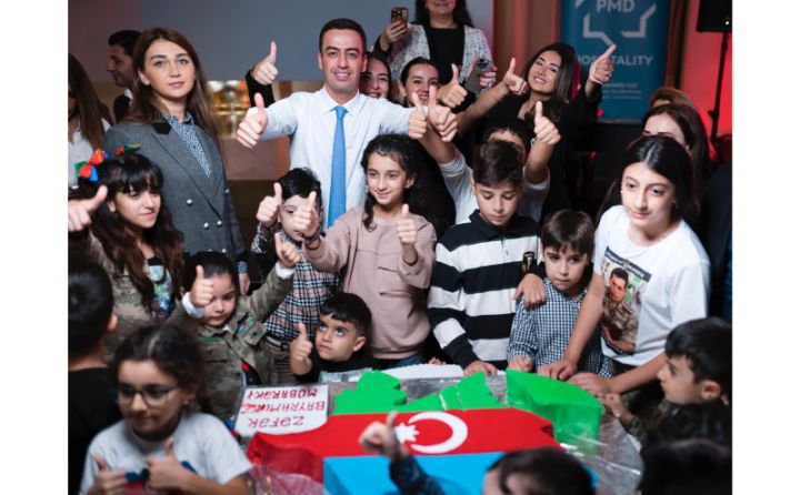 “Birlik İctimai Birliyi” şəhid və qazi ailələrin uşaqları üçün bayram tədbiri keçirib