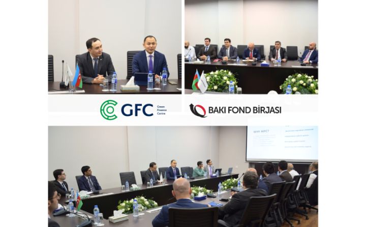 Yaşıl Maliyyə Mərkəzinin nümayəndələri Bakı Fond Birjasında təqdimat ilə çıxış ediblər