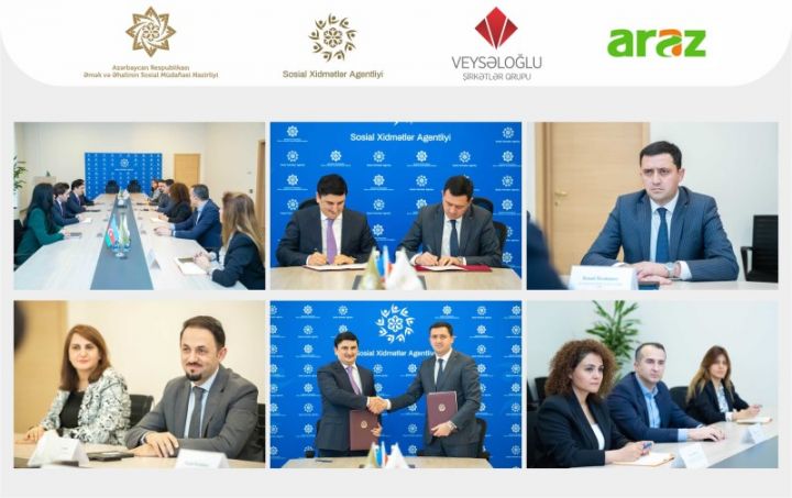 Sosial Xidmətlər Agentliyi “Araz Supermarket” ilə əlilliyi olan şəxslərə dəstək məqsədilə əməkdaşlıq edəcək