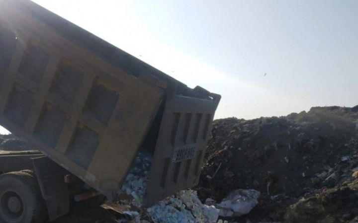 İstehlaka yararsız 10 ton süd məhsulu məhv edilib