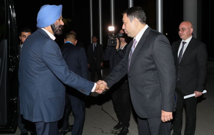 Dünya Bankının prezidenti Azərbaycana səfərə gəlib