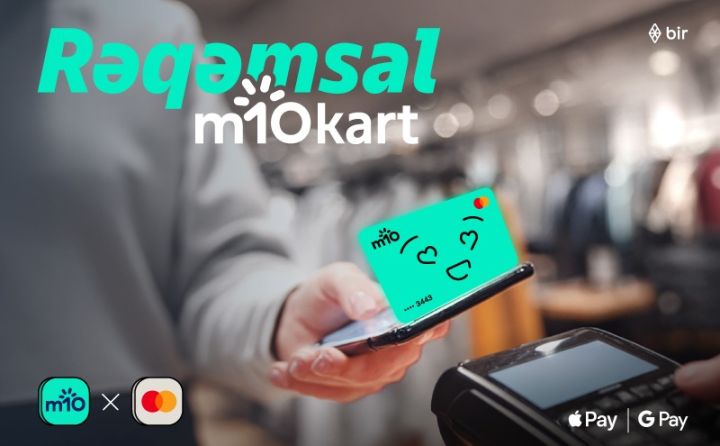 m10 və Mastercard yeni rəqəmsal kartı təqdim edir