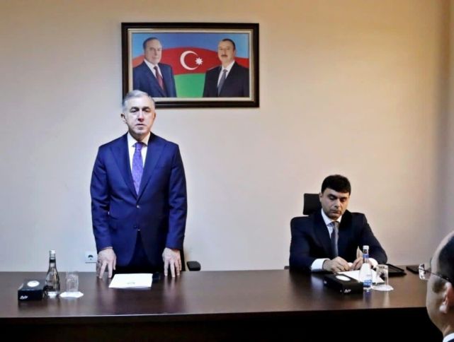 Naxçıvanda Dövlət Vergi Xidmətinin rəis müavini kollektivə təqdim olundu