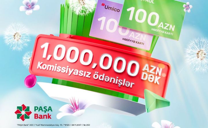 “PAŞA Bank”dan KOS müştəriləri üçün yeni "Hədiyyələr bayramdan öncə gəlir!" kampaniyası