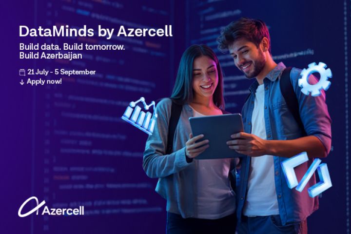 Azercell-in “DataMinds” bootcamp proqramına qeydiyyat davam edir