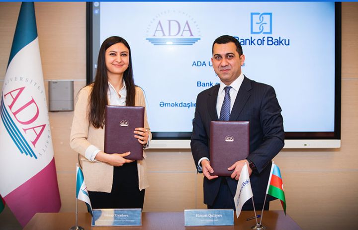 Bank of Baku və ADA Universiteti arasında memorandum imzalanıb: mini MBA proqramı təşkil ediləcək