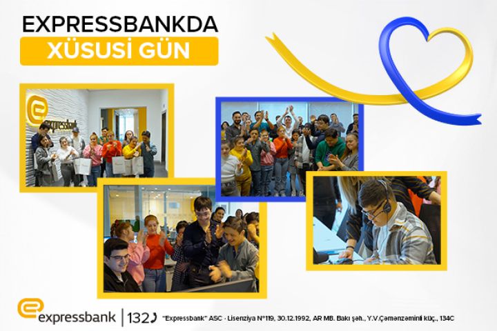 Expressbankda Daun Sindromu Günü keçirilib