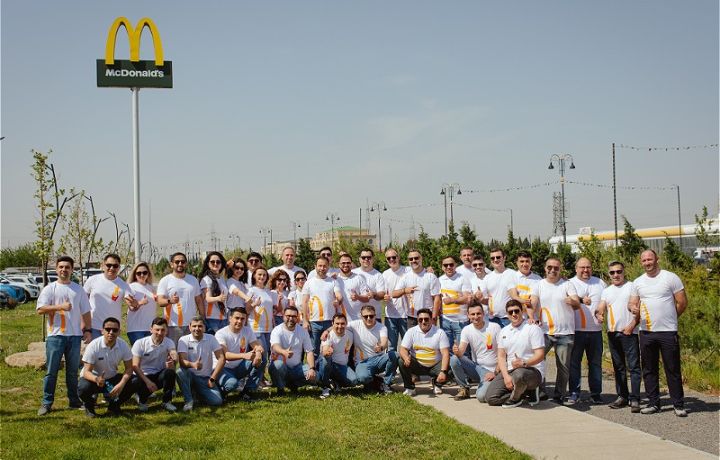 “McDonald's Azərbaycan” şirkəti Sumqayıtda ağacəkmə aksiyası təşkil edib - FOTO