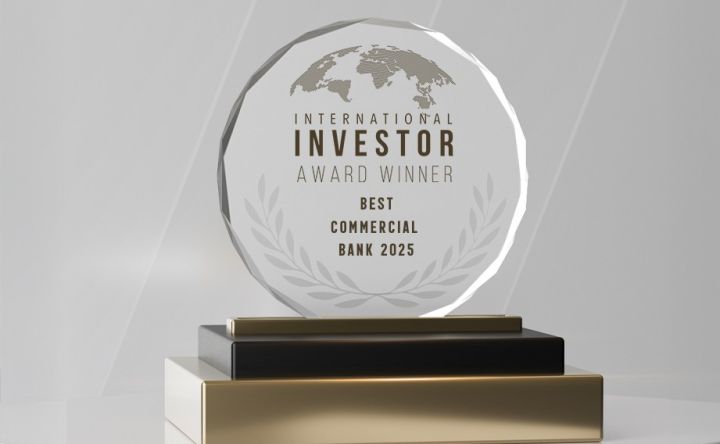 Kapital Bank mükafata layiq görüldü: “Ən yaxşı kommersiya bankı 2025”