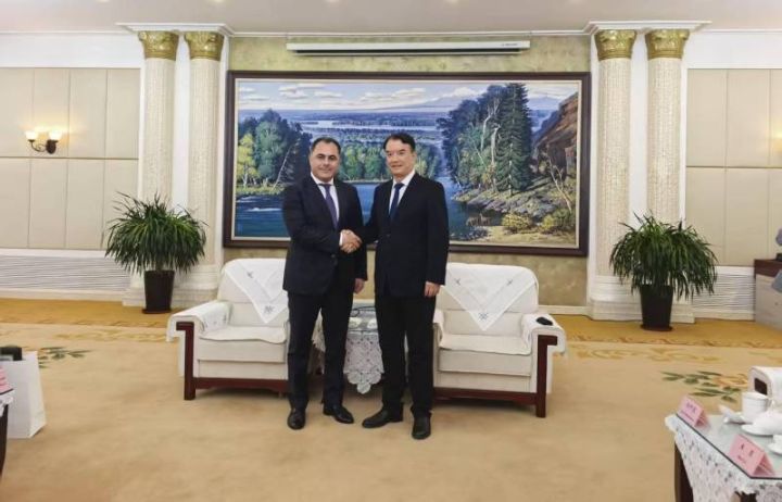 Naxçıvan şəhərinin başçısı Urumçi şəhərinə səfər edib