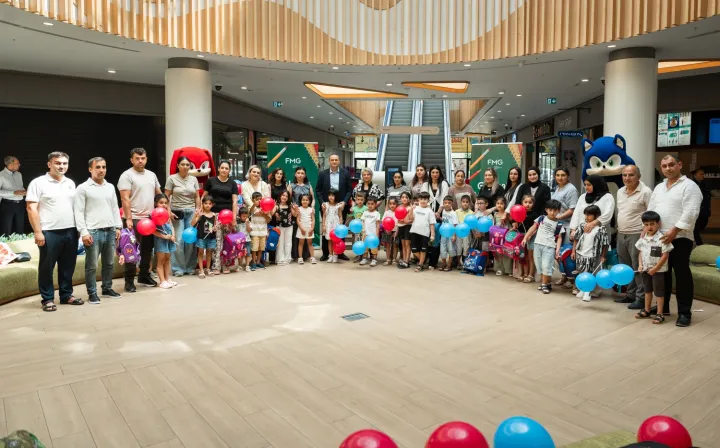 "Facility Management Group" şirkəti şəhid və qazi övladlarına məktəb ləvazimatları hədiyyə edib