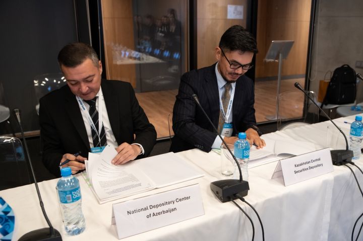 Azərbaycanın Milli Depozit Mərkəzi ilə Qazaxıstanın Mərkəzi Depozitarı arasında müxbir əlaqələr yaradılıb